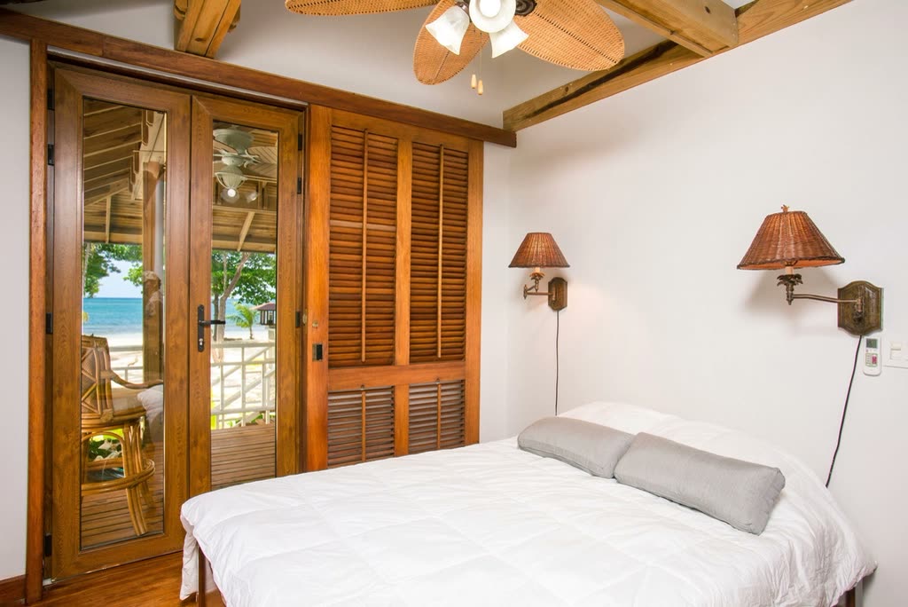 Garden room with wooden shutters