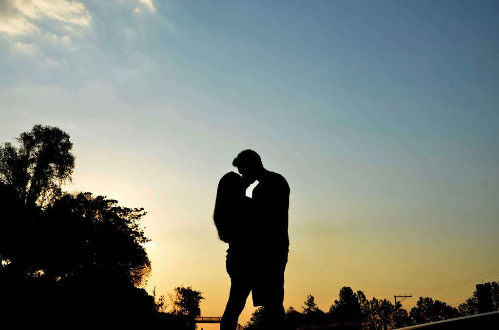 Couple at sunset